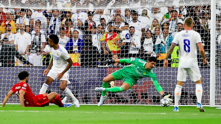 Thibaut Courtois avancierte zum Matchwinner Real Madrids im Champions-League-Finale gegen den FC Liverpool.