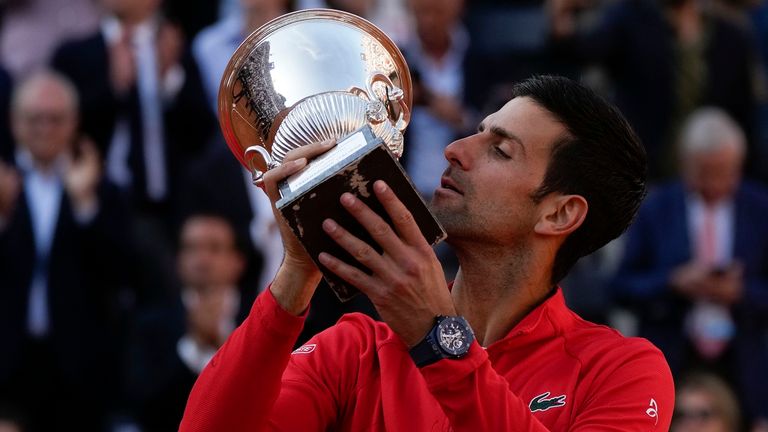 Nocak Djokovic hat zum sechsten Mal das Masters in Rom gewonnen.