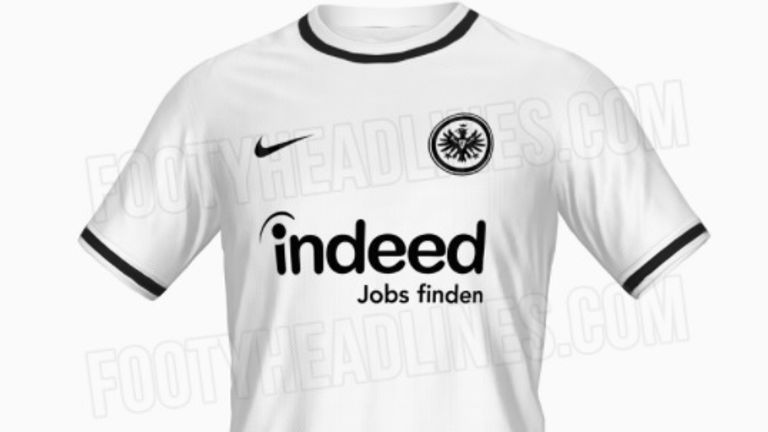  So soll das neue Heimtrikot von Eintracht Frankfurt aussehen (Bildquelle: footyheadlines.com)