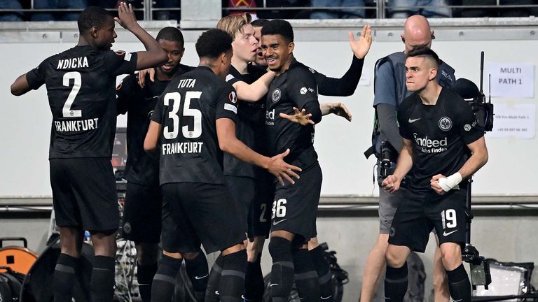Eintracht Frankfurt steht nach einem Sieg gegen West Ham im Finale der Europa League.
