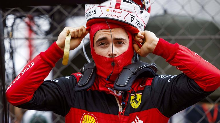 Ferrari-Pilot Charles Leclerc landete im Monaco-GP auf dem vierten Platz.