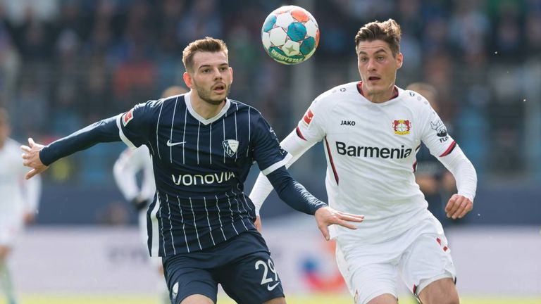 Maxim Leitsch (l.) verlässt den VfL Bochum und wechselt zu Mainz 05.
