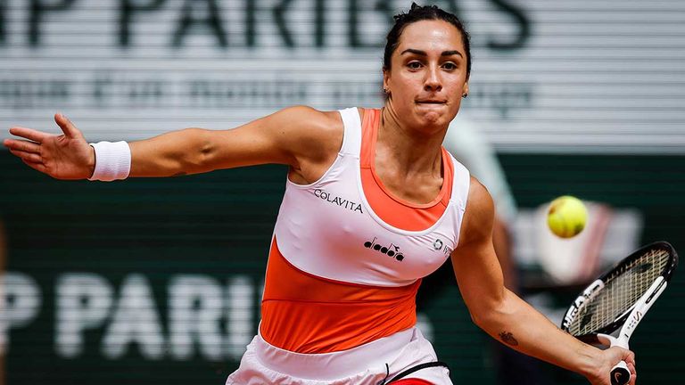 Martina Trevisan steht als erste Halbfinalistin bei den French Open fest.