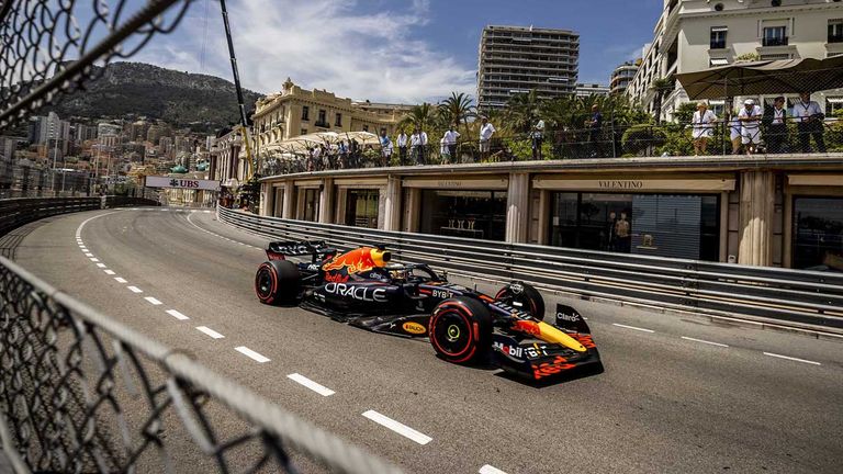 Max Verstappen in Monaco.
