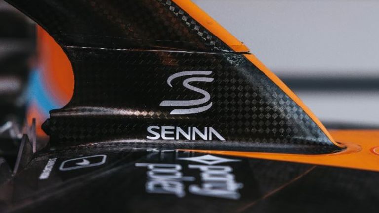 Das Senna-S ist ab sofort auf den Autos von McLaren zu sehen. Zuvor fuhr es 27 Jahre lang auf den Boliden von Williams mit. Quelle: Twitter - McLaren F1.