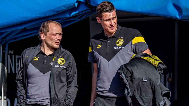 Dortmunds Chefscout Markus Pilawa (l.) ist in der Bundesliga heiß begehrt.