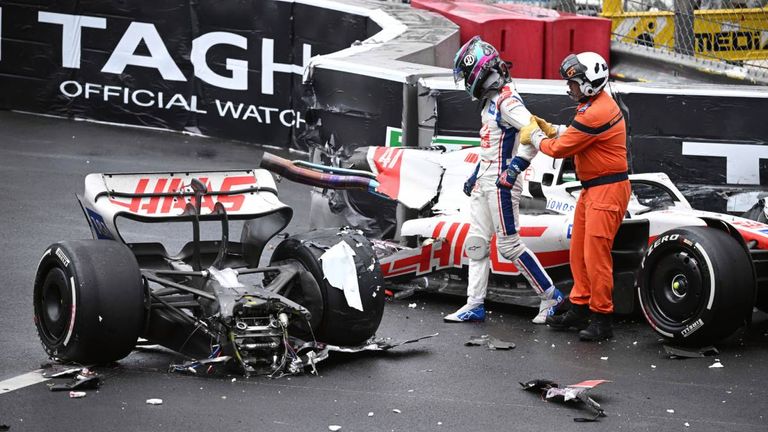 Mick Schumacher leistete sich in Monaco den nächsten kapitalen Unfall.