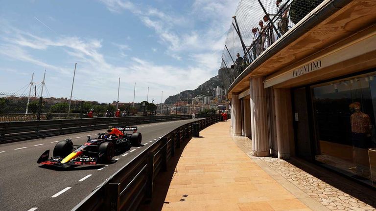 Sergio Perez gewinnt das 3. Freie Training in Monaco.