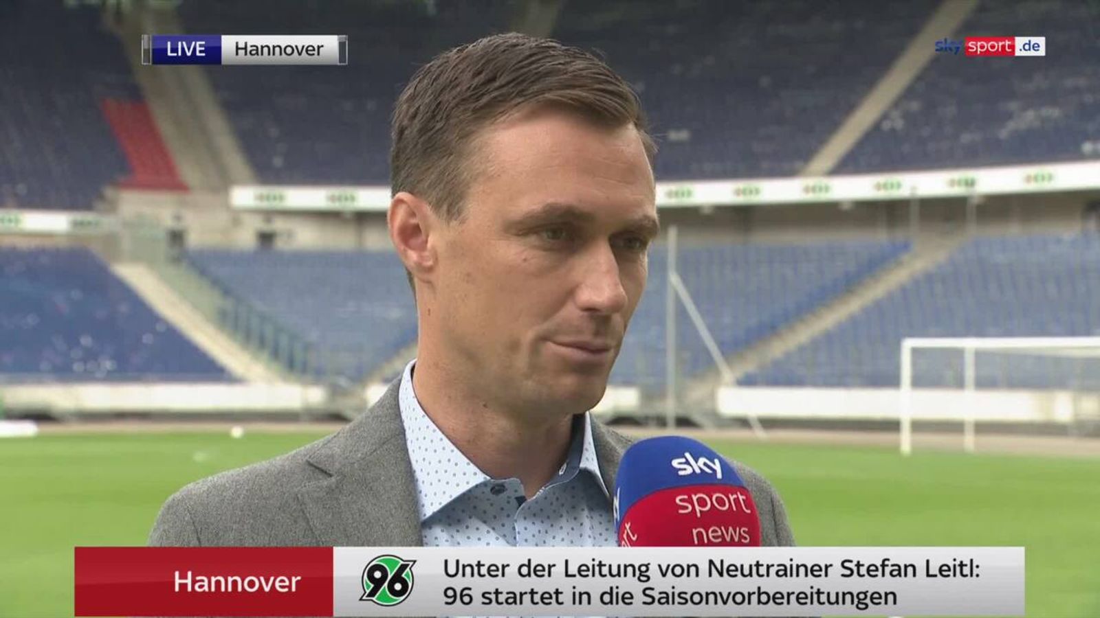Hannover Sportdirektor Marcus Mann über Trainer Stefan Leitl Fußball News Sky Sport