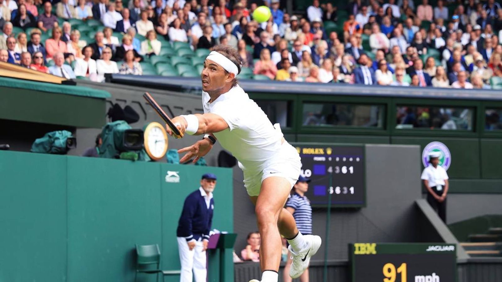 Wimbledon: Nadal worstelt in tweede helft |  tennis nieuws