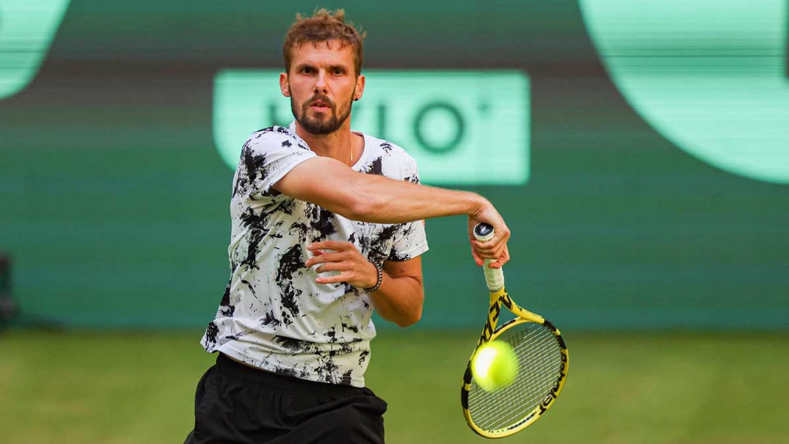 Tennis Oscar Otte besiegt in Halle zum Auftakt Miomir Kecmanovic Tennis News Sky Sport