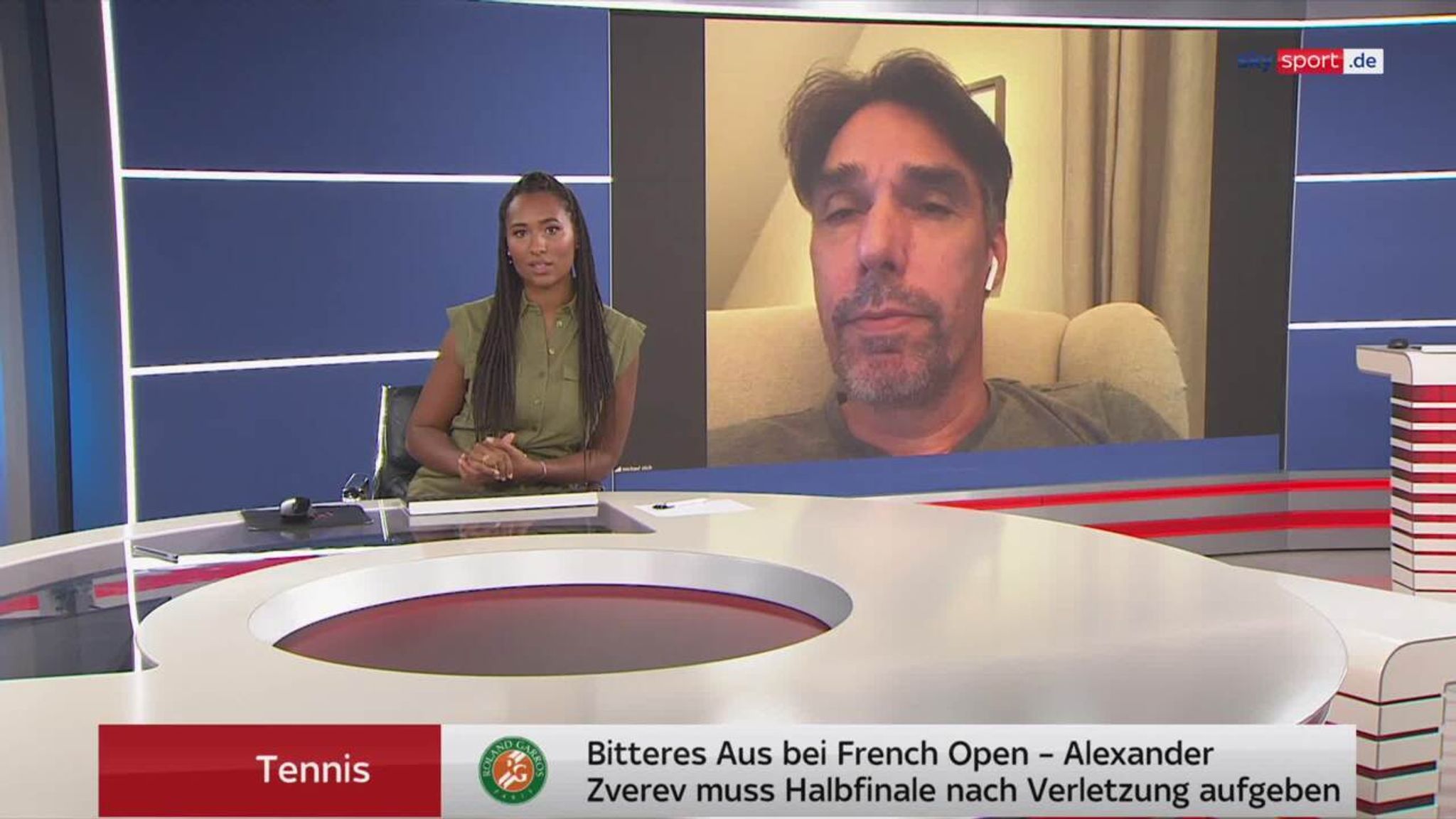Tennis Michael Stich über Zverev-Aus nach Verletzung bei French Open Tennis News Sky Sport