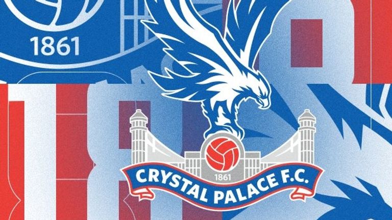 Das neue Logo von Crystal Palace zeigt die Jahreszahl 1861. (Quelle: https://twitter.com/CPFC)