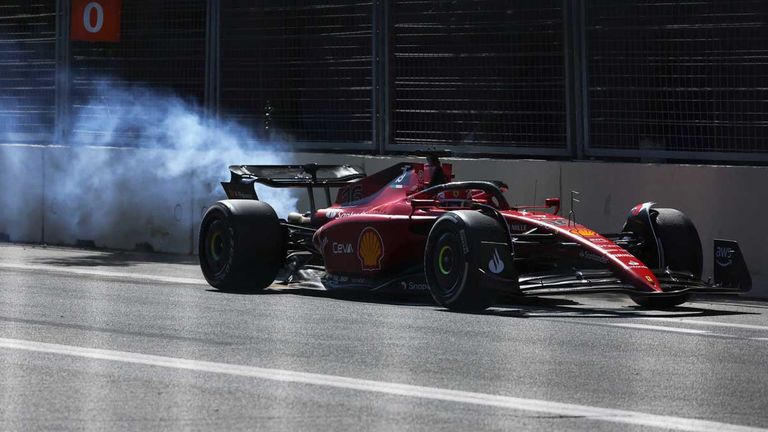 Ferrari erlebt in Baku ein Desaster.