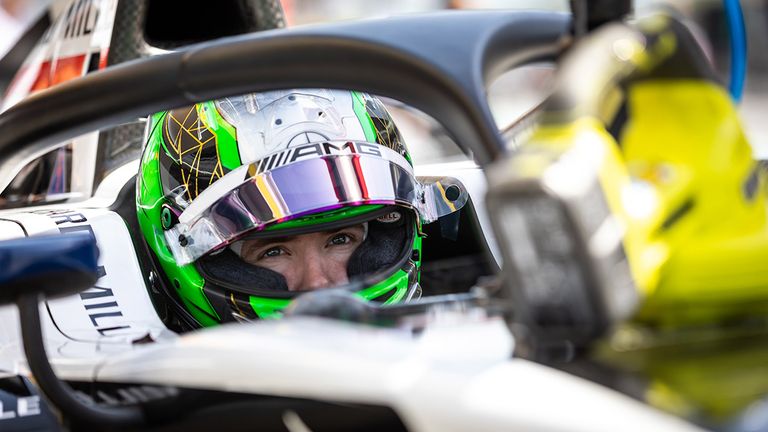 Frederik Vesti gewinnt sein erstes Rennen in der Formel 2 in Baku.