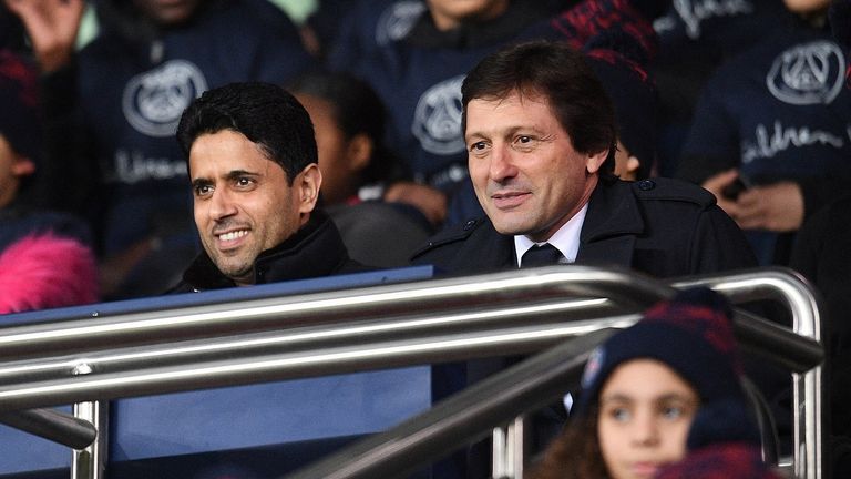 Nasser Al-Khelaifi und Ex-PSG-Sportdirektor Leonardo sollen sich nach dem CL-Aus stark beim Schiedsrichtergespann beschwert haben. Dafür wurde Leonardo jetzt gesperrt.