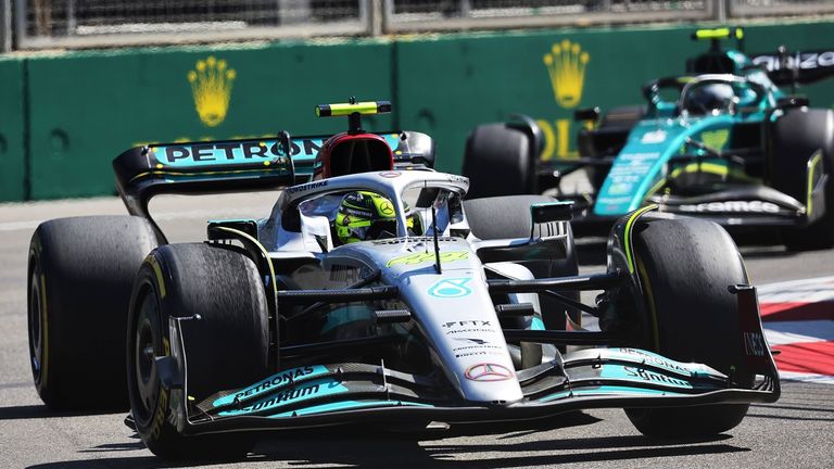 Lewis Hamilton leidet in seinem Mercedes besonders unter dem Bouncing.