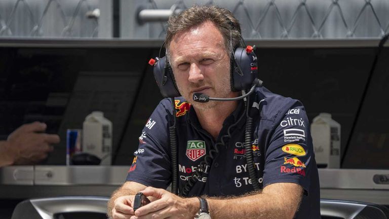 Red-Bull-Teamchef Christian Horner widerspricht Mercedes bei Thema Porpoising.