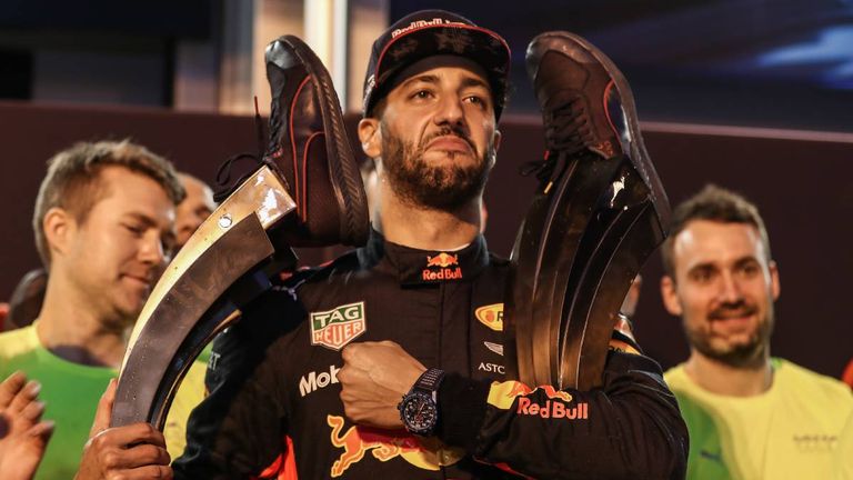 Großer Preis von Aserbaidschan in Baku: Daniel Ricciardo (2017), Lewis Hamilton (2018), Valtteri Bottas (2019), Sergio Perez (2021), Max Verstappen (2021) - alle ein Sieg