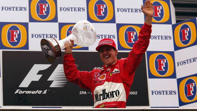 Großer Preis von Belgien in Spa-Francorchamps: Michael Schumacher - 6 Siege (letzter Sieg 2002)
