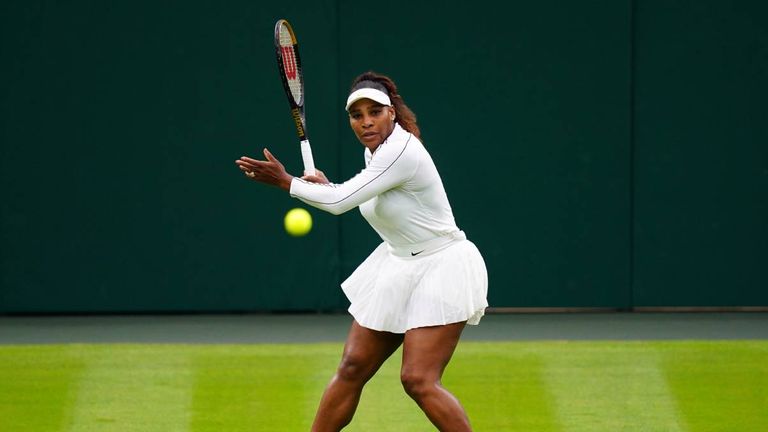 Serena Williams ist zurück auf dem Tennisplatz.