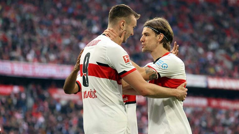 Offensiv-Duo Sasa Kalajdzic (l.) und Borna Sosa (r.) könnte dem VfB Stuttgart den Rücken kehren. 