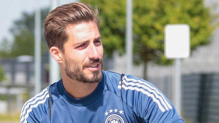 Kevin Trapp sieht seine Situation im DFB-Team gelassen.