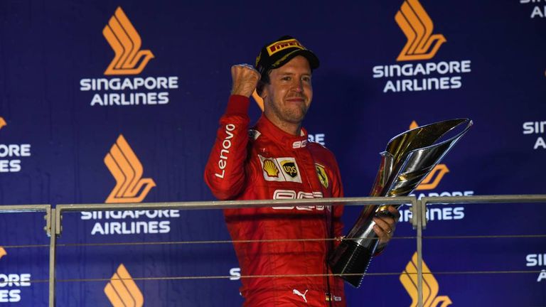 Großer Preis von Singapur: Sebastian Vettel - 5 Siege (letzter Sieg: 2019)