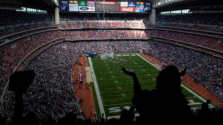 HOUSTON (USA): Das NRG Stadium ist die Heimspielstätte der Houston Texans (NFL). Kapazität: 72.220.