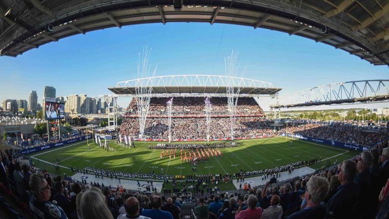 TORONTO (KANADA): Das BMO Field ist die Heimspielstätte von Toronto FC und der kanadischen Nationalmannschaft. Kapazität: 45.500.