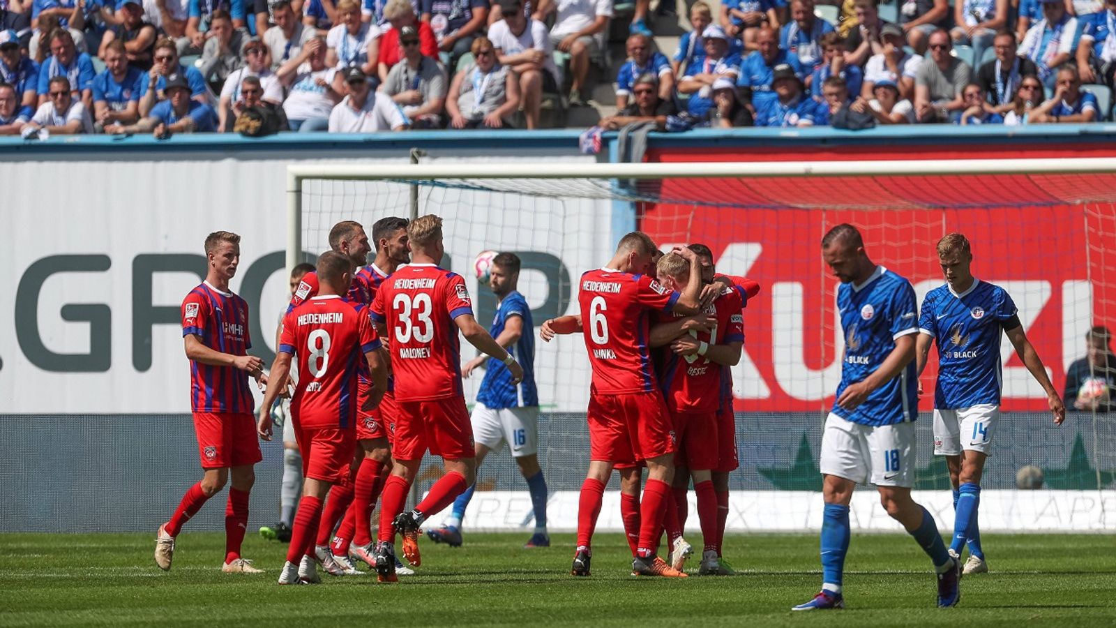 2. Bundesliga: Heidenheim gewinnt zum Saison-Auftakt gegen Hansa Rostock