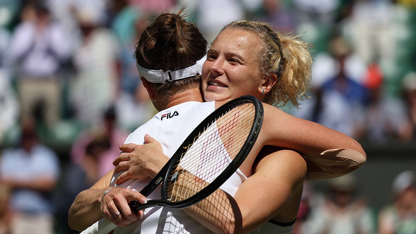 Wimbledon: Barbora Krejcikova Und Katerina Siniakova Holen Doppeltitel ...