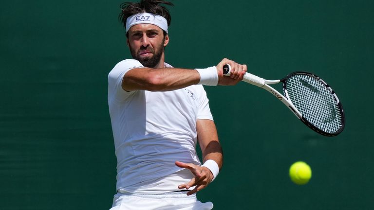 Nikoloz Basilashvili soll 2021 in Wimbledon ein Match verschoben haben.