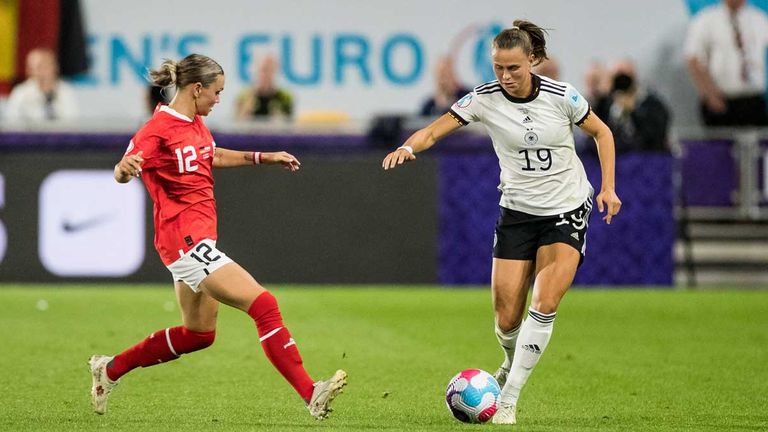 Klara Bühl fällt mit Corona im EM-Halbfinale gegen Frankreich aus.
