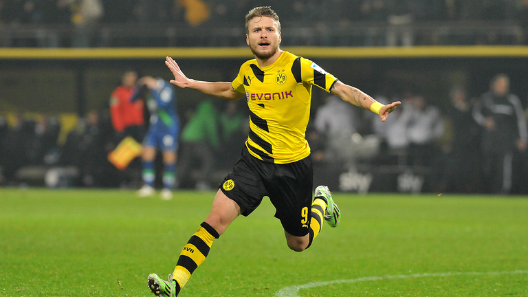 Platz 18: CIRO IMMOBILE wechselt in der Saison 2014/15 für 18.5 Millionen Euro vom FC Turin zu Borussia Dortmund.