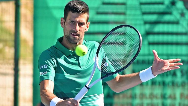 Novak Djokovic ist nicht gegen das Coronavirus geimpft, hofft aber dennoch auf eine Teilnahme an den US Open.