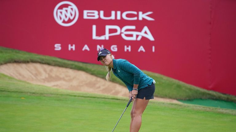 Die US-Amerikanerin Danielle Kanggewann das vorerst letzte Buick LPGA 2018 in Shanghai.