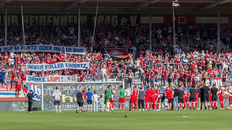PLATZ 1: 1. FC Heidenheim (135 Euro)