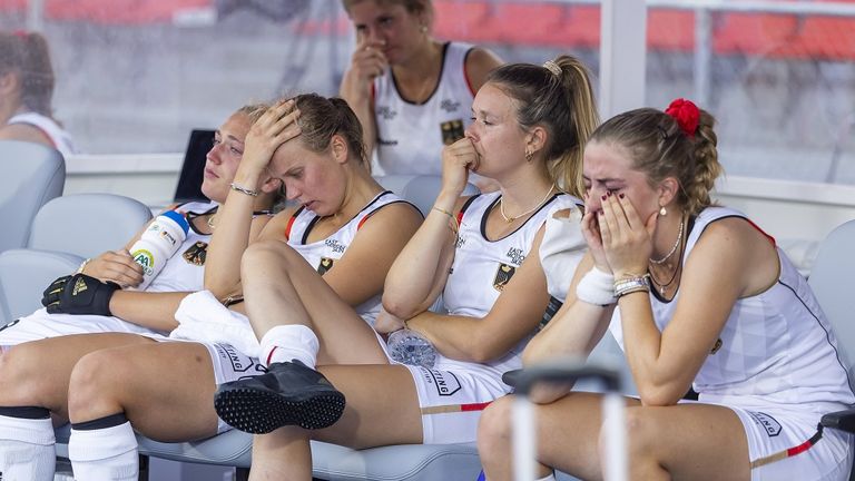 Die Hockey-Frauen sind enttäuscht.