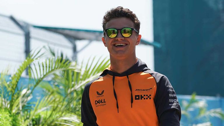 PLATZ 6: Lando Norris (McLaren)- Instagram: 5.600.000 – Twitter: 2.000.000 – Facebook: 936.000 - Gesamt: 8.536.000.