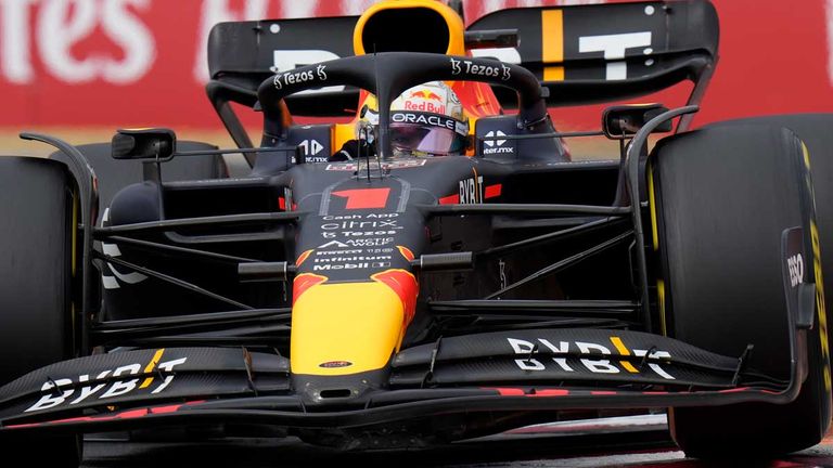 Max Verstappen wins from tenth place in Hungary.