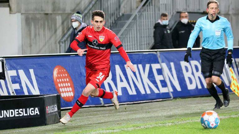 Stuttgarts Ömer Beyaz steht vor einem Wechsel zum 1. FC Magdeburg.