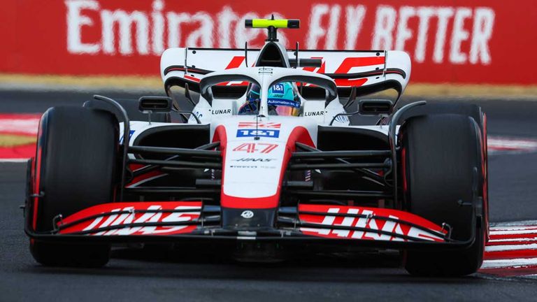 Mick Schumacher (Haas) in Budapest.