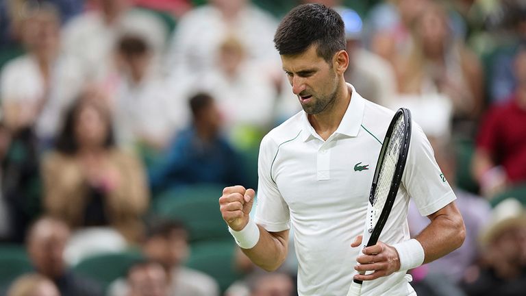 Novak Djokovic trifft im Viertelfinale von Wimbledon auf Jannik Sinner.