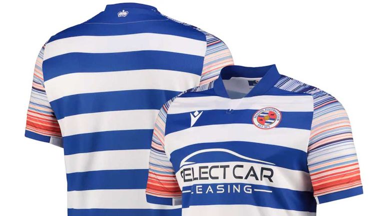 Der FC Reading verdeutlicht auf dem Trikot den Klimawandel der letzten 150 Jahre (Bildquelle: readingfc.co.uk). 