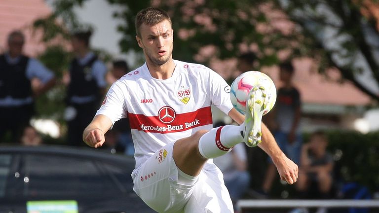 Sasa Kalajdzic bereitet sich mit dem VfB auf die neue Saison vor.