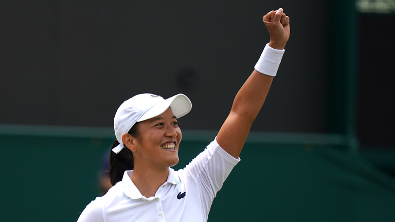 Harmony Tan steht in Wimbledon in der 4. Runde.