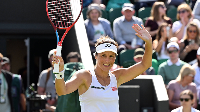 Tatjana Maria steht in Wimbledon zum ersten Mal in ihrer Karriere in der 4. Runde bei einem Grand-Slam-Turnier.