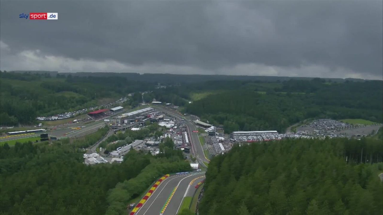 Formel 1 Flug über die Strecke von Spa Formel 1 News Sky Sport