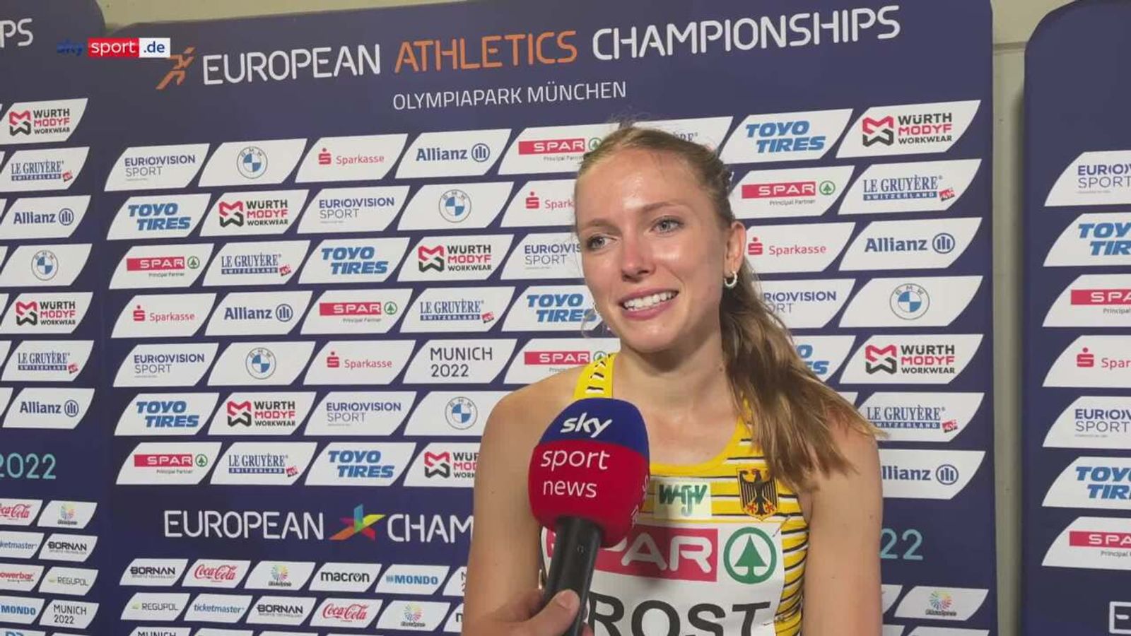 Leichtathletik Läuferin Trost über Stimmung in München